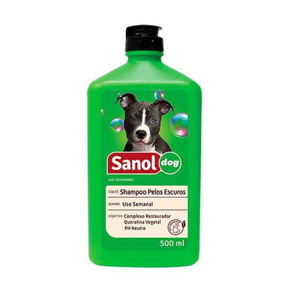 Shampoo Sanol Dog para Pelos Escuros - 500ml