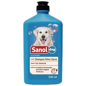 Shampoo Sanol Dog Pelos Claros