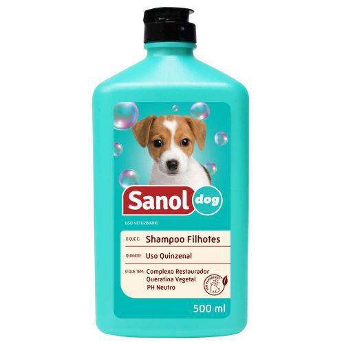 Shampoo Sanol Filhotes 500ml - Neon Pet Shop