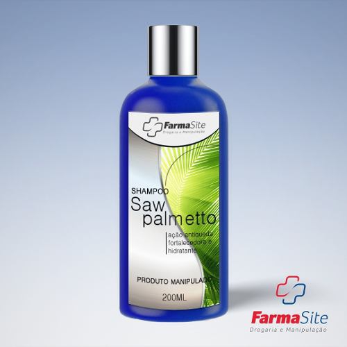 Shampoo Saw Palmetto 200ml Ação Antiqueda - Farmasite
