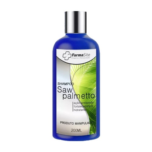Shampoo Saw Palmetto 200Ml Ação Antiqueda
