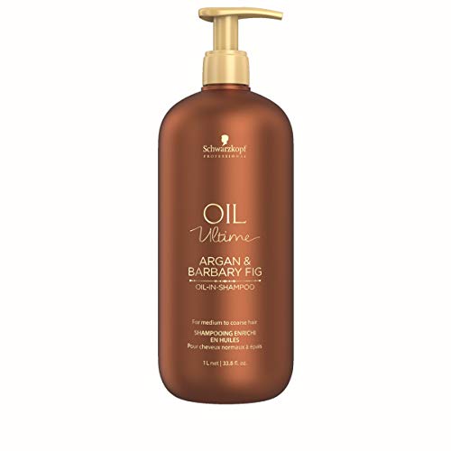 Shampoo Schwarzkopf Professional Bonacure Oil Ultime Argan & Barbary Fig Óleo 1 Litro