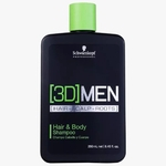 Shampoo Schwarzkopf Professional 3dmen Hair & Body 250ml