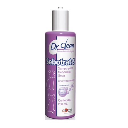 Shampoo Sebotrat S Dr. Clean 200mL - Agener União