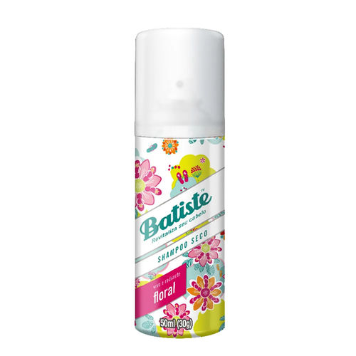 Shampoo Seco 50ml Floral Batiste - 6un