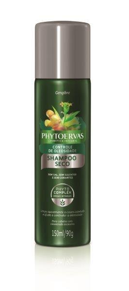 Shampoo Seco Controle de Oleosidade Gengibre Phytoervas 150ml