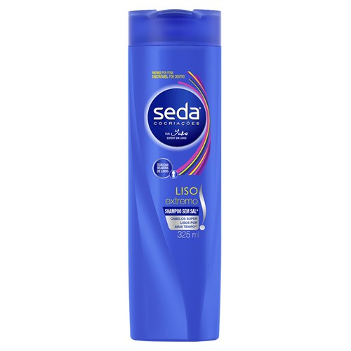 Shampoo Seda Cocriações Liso Extremo Sem Sal 325Ml