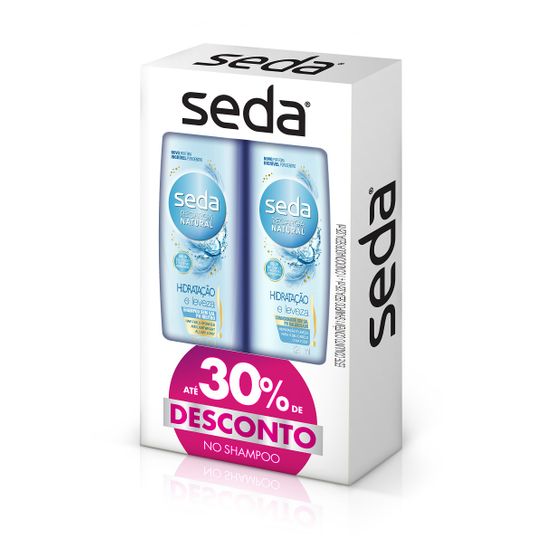 Shampoo Seda Hidratação e Leveza 325ml + Condicionador Seda Hidratação e Leveza 325ml Preço Especial