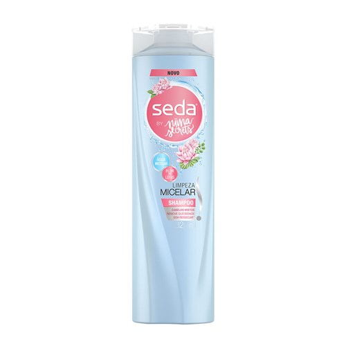 Shampoo Seda Limpeza Micelar Flor de Lótus Sem Sal 325Ml