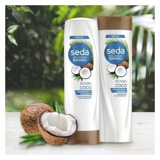 Shampoo Seda - Recarga Natural Bomba Coco - 325 Ml