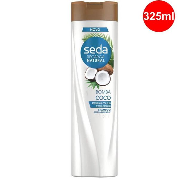 Shampoo Seda Recarga Natural Bomba Coco 325ml - Unilever