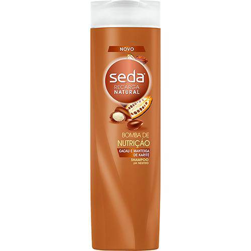 Shampoo Seda Recarga Natural Bomba de Nutrição 325ml.