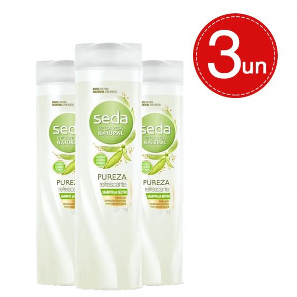 Shampoo Seda Recarga Natural Pureza Detox 325ml Leve 3 Pague 2