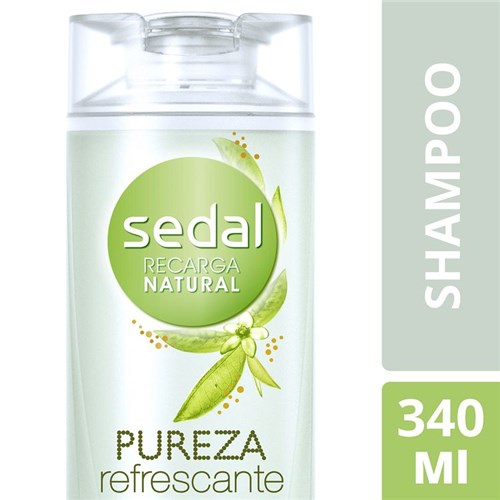 Shampoo Sedal Recarga Natural Pureza Refrescante 340 Ml