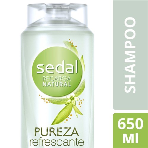 Shampoo Sedal Recarga Natural Pureza Refrescante 650 Ml