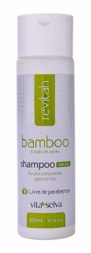 Shampoo Sem Sal Bamboo Revitah Vita Seiva 300 Ml Caixa com 12 Unidades