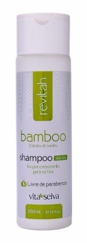 Shampoo Sem Sal Bamboo Revitah Vita Seiva 300 Ml