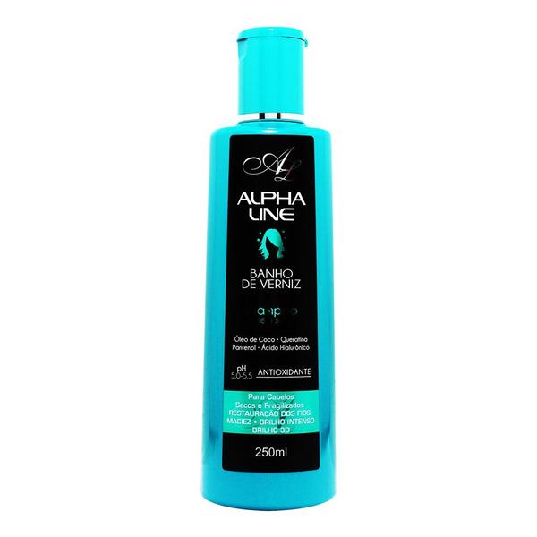 Shampoo Sem Sal Banho de Verniz 300ml - Alpha Line