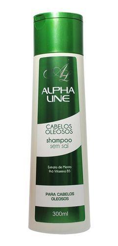 Shampoo Sem Sal Cabelos Oleosos 300ml - Alpha Line
