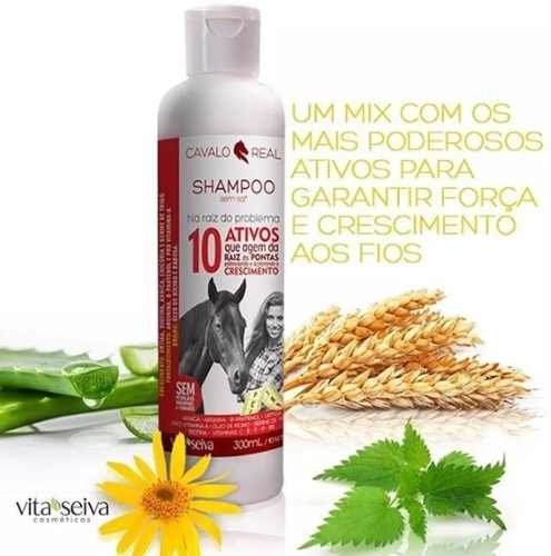 Shampoo Sem Sal Cavalo Real - 300Ml Vita Seiva