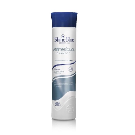 Shampoo Shine Blue 300Ml Antiresiduo