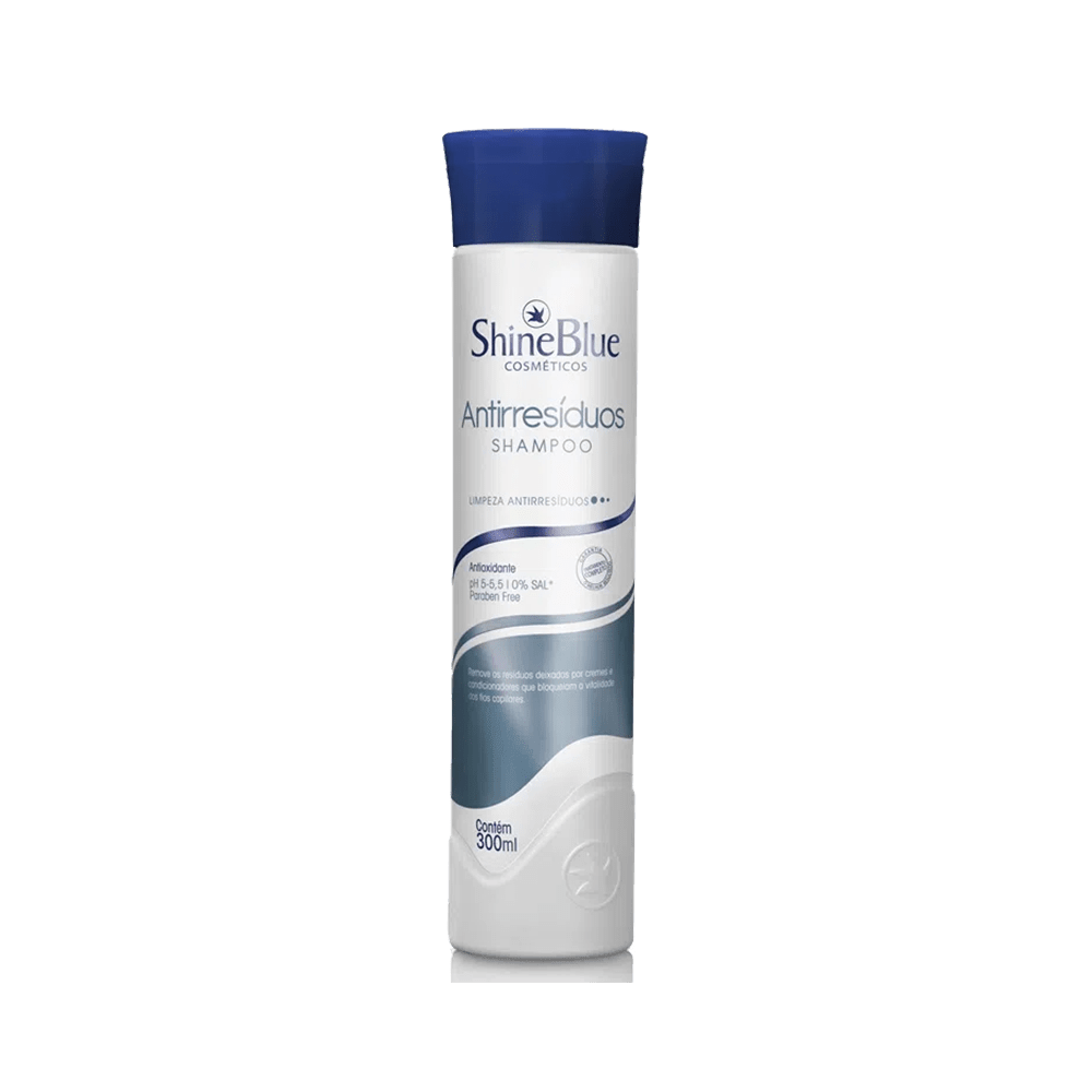Shampoo Shine Blue Antirresíduos 300ml