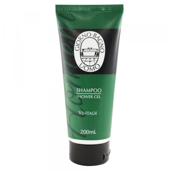 Shampoo Shower Gel Giorno Uomo Vintage Verde - 200ml - Giorno Bagno