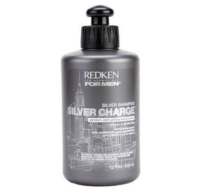 Shampoo Silver Charge For Men 300ml - Redken