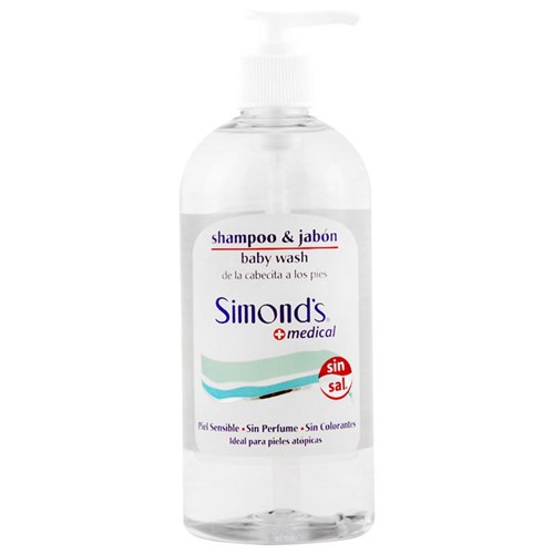 Shampoo Simond's 2 En 1 Recién Nacido, 500 Ml