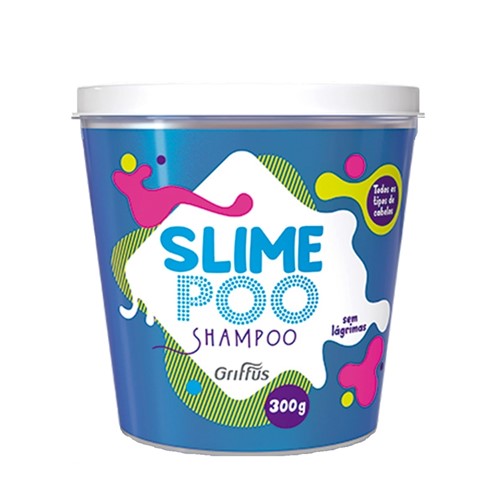 Shampoo Slime Poo Vegano Azul Griffus 300G