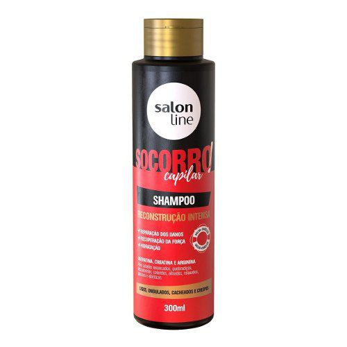 Shampoo Socorro Capilar Reconstrução Intensa Salon Line 300m