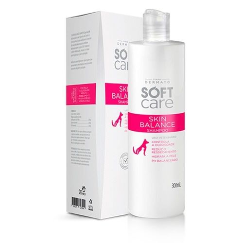 Shampoo Soft Care Skin Balance Cães e Gatos - 300ml