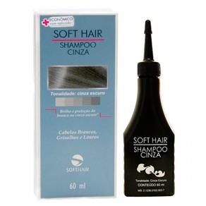 Shampoo Soft Hair Cinza Escuro 60ml