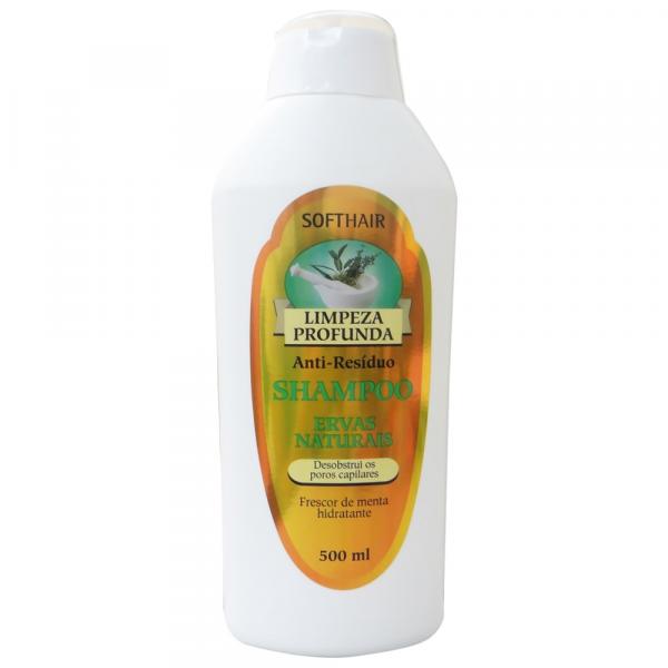 Shampoo Soft Hair Limpeza Profunda Anti-resíduo - 500ml - Elza Ind com Cosmeti
