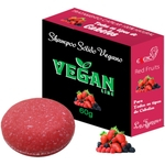 Shampoo Sólido em Barra Vegan Line-Frutas Vermelhas