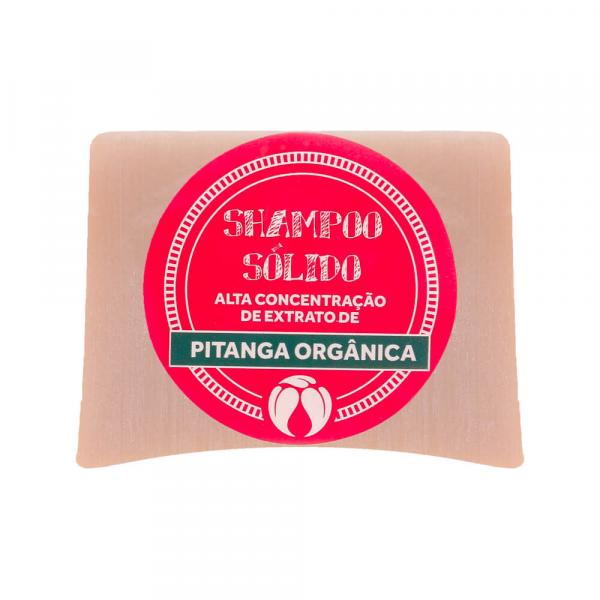 Shampoo Sólido Natural de Pitanga 100g Cativa Natureza