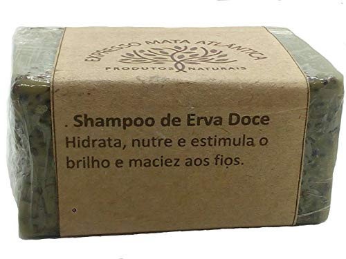 Shampoo Sólido Vegano de Erva Doce. Natural, Artesanal e Orgânico