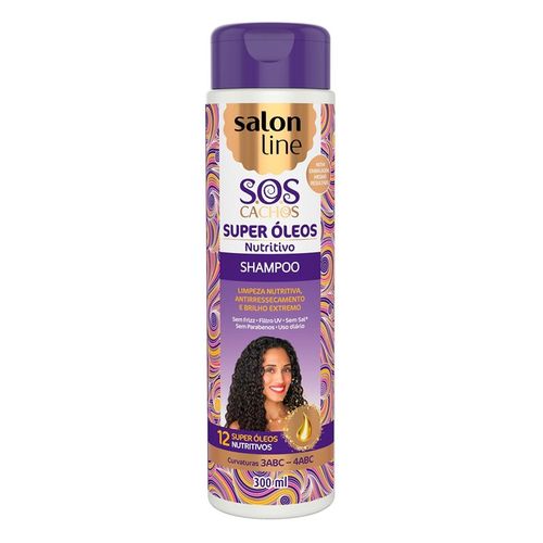 Shampoo SOS Cachos Super Óleos 300ml Salon Line
