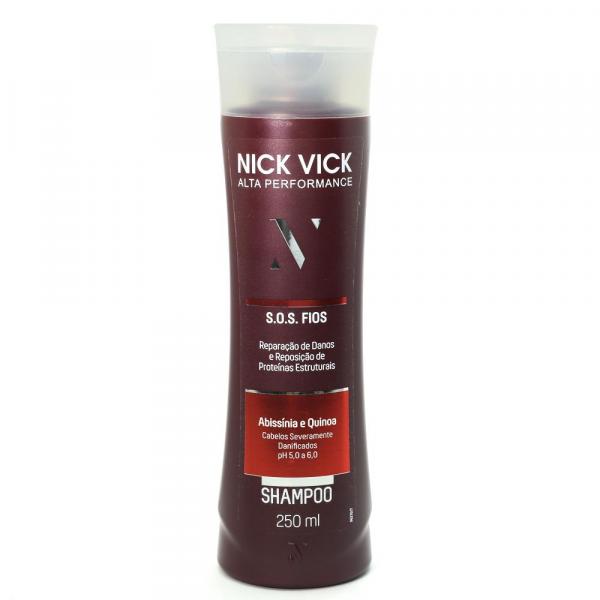 Shampoo Sos, Nick Vick, Preta, 250ml
