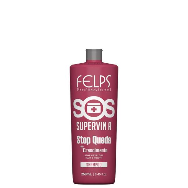 Shampoo Sos Supervin a Stop Queda Felps Profissional 250ml