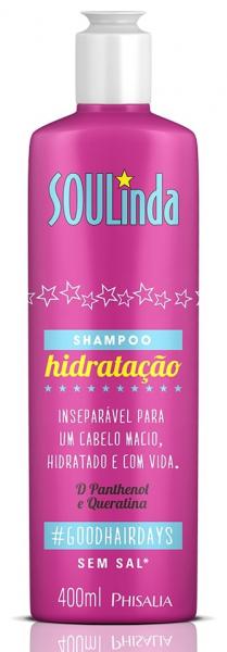 Shampoo SOULinda Hidratação 400ml - Phisalia