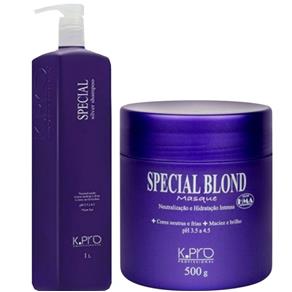 Shampoo Special Silver 1l e Máscara de Tratamento Kpro 500g