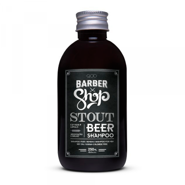 Shampoo Stout Beer QOD Barber Shop - 250ml - QOD Barber Shop