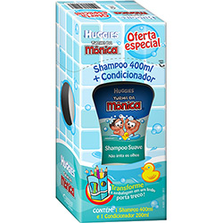 Shampoo Suave 400ml + Condicionador 200ml Huggies Turma da Mônica