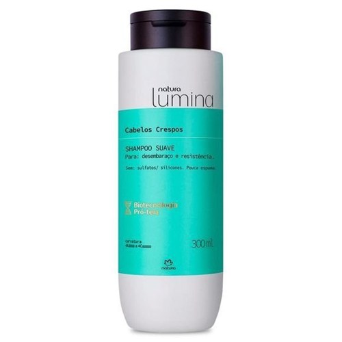 Shampoo Suave Cabelos Crespos 300Ml [Lumina - Natura] (Refil)