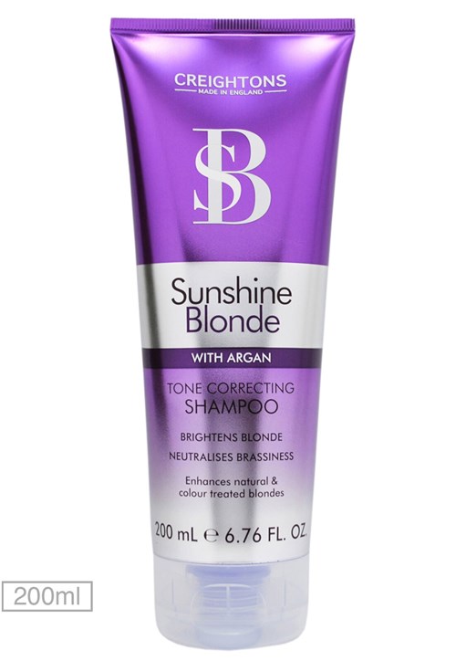 Shampoo Sunshine Blonde Tone Correcting Creightons 200ml