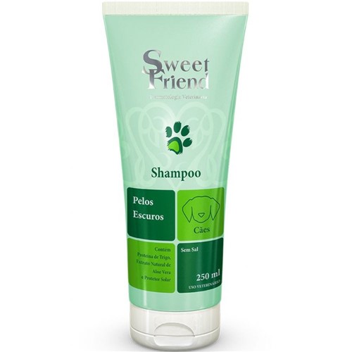 Shampoo Sweet Friend Intensive Care Pelos Escuros para Cães 250ml