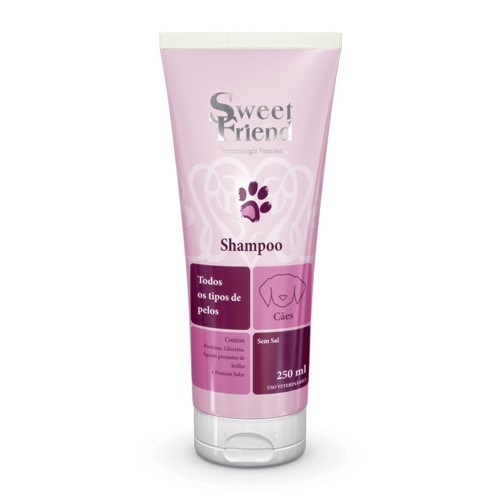 Shampoo Sweet Friend Intensive Care Todos Tipos de Pelos para Cães 250ml