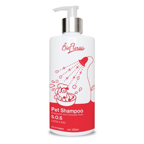 Shampoo Terapêutico para Cães e Gatos BioFloral S.O.S