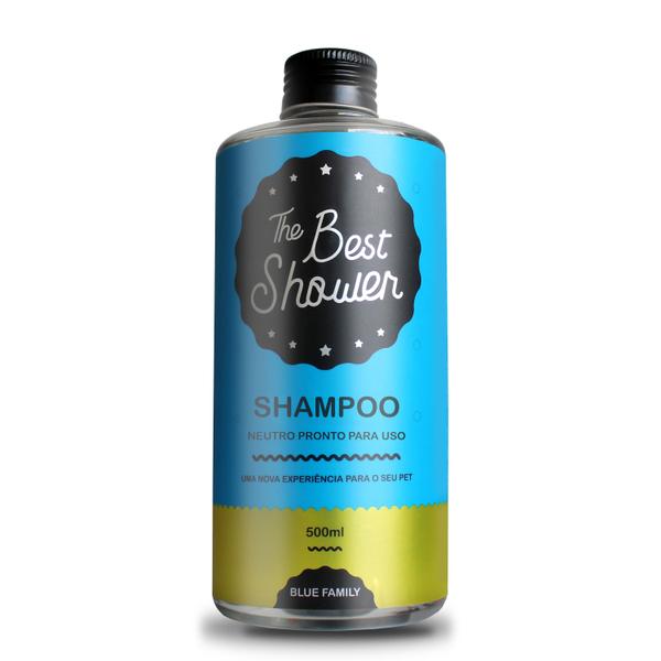Shampoo The Best Shower Neutro Pronto P/ Uso Blue Family 500ml